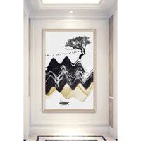 In hình ép gỗ Laminate TRANH HÀNH LANG TRUNG QUỐC - Mẫu 42 (50x75, 60x90, 70x110). In ảnh theo yêu cầu