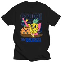 In Hình Mới Ngộ nghĩnh Kawaii Ở Hawaii Dứa Đi Biển Áo Thun Nam