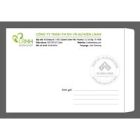 [IN LẤY NGAY] In bao thư lấy ngay, mẫu đơn giản, kích thước a4 và a6, lấy ngay trong ngày. COMBO 100 CÁI