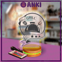 In logo standee ĐẾ ĐÈN LED theo yêu cầu, mica in ảnh có đèn, quà tặng chúc mừng, quà tặng khai trương, quà kỷ niệm