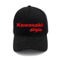 In mũ cổ điển kawasaki ninja xe máy xe máy biker mũ đua unisex nam nữ mũ cotton mũ bóng chày
