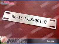 In quà tặng doanh nghiệp in Tem inox Decal