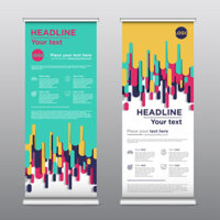 In standee theo yêu cầu, kích thước 60x160, 80x180cm | Tùy chọn thêm thanh chữ x, thanh cuộn chất lượng - INGIAREGOVAP