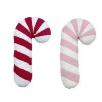[In Stock Express] Pink Candy Cane Christmas Pillows Christmas Pink crutch pillow doll NDCS