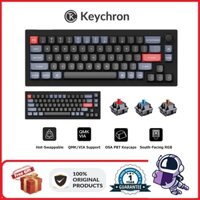 [in stock] Keychron V2 Wired Mechanical Keyboard Hot Swap Customized Keyboard Knob Design