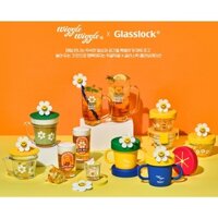 🎀【In Stock】 Wiggle Wiggle x Glasslock Garden mug 380ml (12.8oz)/ 490ml (16.5oz)
