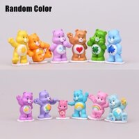【In Stock】Cute 12pcs Care Bears Cartoon Figuer Toys Cute Ornaments Cake Decorations Kids Gifts