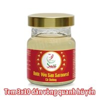 In tem nhãn decal giấy cán bóng dán hũ yến in theo m2 khoảng 8 tờ A3+