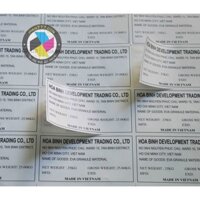 In tem nhãn decal giấy, decal nhựa trắng, decal nhựa trong, có cán màng nilon chống nước