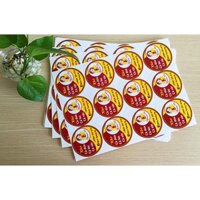 In Tem nhãn decal giấy hình tròn