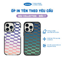 [IN TÊN BẠN] (Mẫu 7) Ốp lưng iPhone viền đen in tên theo yêu cầu chống sốc BeU Weekase - In Siêu Tốc, Màu In Cực Bền