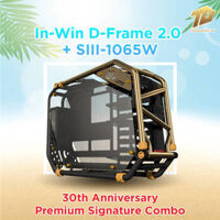 In-Win D-Frame 2.0 + SIII-1065W – 30th Anniversary Premium Signature Combo