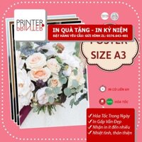 [IN YÊU CẦU] Set 5 poster A3 - Decal A3 - Giấy ảnh A3 in được nhiều hình.