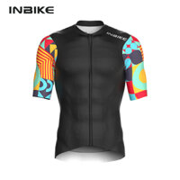 Inbike Xe đạp nam tay áo ngắn, hấp thụ mồ hôi để làm mát, với túi, hấp thụ mồ hôi và thoáng khí, quần áo thể thao xe đạp leo núi với cảm giác thiết kế mạnh mẽ
