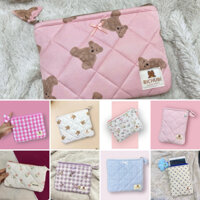 Inbox kích thước máy- Bao đựng chống sốc kindle / kobo / e-reader điện thoại chần bông handmade BICHUBI STUDIO
