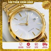 [INBOX TRẢ GIÁ] Đồng hồ Nữ Citizen Eco-Drive EW2372-51A Mặt trắng,Lịch ngày-Năng lượng ánh sáng