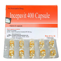 Incepavit 400 Capsule điều trị thiếu vitamin E