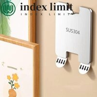 Index GIỚI HẠN 8 Móc Treo Tranh, Móc Khung Ảnh Chống Thấm Nước Không Đục Lỗ, Móc Treo Khung Hình Bạc Thép Không Gỉ Traceless Dính Hình Móc Treo Phòng Khách
