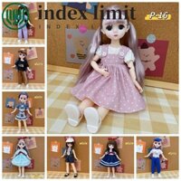 Index GIỚI HẠN Búp bê BJD, Búp bê bản lề mắt mô phỏng mắt 3D, Búp bê trang điểm Khớp có thể tháo rời 1 / 6 BJD Trang điểm khớp có thể tháo rời Đồ chơi trẻ em búp bê