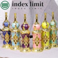 Index GIỚI HẠN Chai thủy tinh Phong cách Ả Rập Chai rỗng di động có ống nhỏ giọt thủy tinh Du lịch Chai dầu Ả Rập