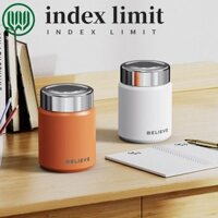 Index GIỚI HẠN Cốc bỏ túi Mini, Cốc giữ nhiệt Mini chống rò rỉ cách nhiệt, Cốc giữ nhiệt ô tô Ấm đun nước uống bằng thép không gỉ Bình chân không cầm tay chịu nhiệt Súp hầm