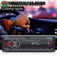 Index GIỚI HẠN Đài FM trên ô tô, Màn hình LED Điều khiển từ xa Máy nghe nhạc MP3 trên ô tô Bluetooth, Điều khiển nút chất lượng cao Máy nghe nhạc MP3 trên ô tô tương thích Bluetooth 4 kênh bằng Dash