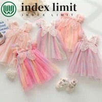 Index GIỚI HẠN Đầm bong bóng bé gái, Đầm công chúa bé gái ngọt ngào cầu vồng, Cổ tích thanh lịch Thiết kế mới Áo choàng bóng cánh bướm Váy mùa hè