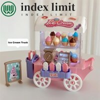 Index GIỚI HẠN Đồ chơi xe tải kem, Đế tráng miệng Xe tải bánh mì Mini phát sáng, Đồ chơi xe tải Mini đầy màu sắc DIY ngọt ngào Đồ chơi xe tải giả vờ Nhà chơi