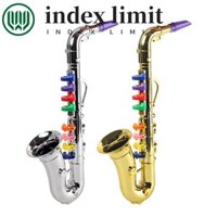 Index GIỚI HẠN Đồ chơi Saxophone trẻ em, 8 tông màu có âm thanh Đồ chơi nhạc cụ, Nhựa đa chức năng Giáo dục Giọng nói lớn Đồ chơi Saxophone Mini Quà tặng trẻ em