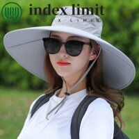 Index GIỚI HẠN Lưới Mũ Ngư Dân, Mũ Xô Gấp Nhanh Khô Nylon, Vành Rộng Di Động Chống Tia UV Chống Nắng Đi Bộ Đường Dài Mũ Thể Thao