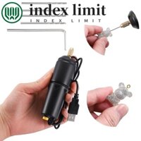 Index GIỚI HẠN Máy Khoan Điện Mini, Dụng Cụ Đấm 5 Mũi Khoan Máy Khoan, Gỗ Thủ Công USB Nhỏ Cầm Tay Điện Máy Khoan Trang Sức Làm