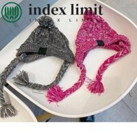 Index GIỚI HẠN Mũ dệt kim cho chó, Mũ thú cưng mùa đông chống gió ấm áp, Bóng lông tơ chống mài mòn Thiết kế lỗ tai Len Mũ mèo Puppy