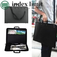 Index LIMIT A3 Vẽ Bảng Túi, Phác Thảo Vẽ Tranh Có Tay Cầm Dây Kéo Hộp Đựng Danh Mục Đầu Tư Nghệ Thuật, Túi Phác Thảo Vai Quá Khổ Màu Đen Dung Tích Lớn Đơn Giản Du Lịch
