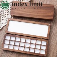 Index LIMIT Bảng Màu Nước Di Động, Khay Sơn Gỗ Trống Hình Chữ Nhật, Bền Chắc Chắn Có Nắp Dễ Dàng Mang Theo Hộp Sắc Tố Nghệ Thuật Đồ Dùng
