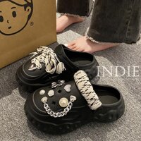 INDIE  dép nữ dép bánh mì  2023 HOTSALE Giày lỗ bánh mì dễ thương  Hàn Quốc Stylish Đẹp Korean Style B98G1B7 37Z230910