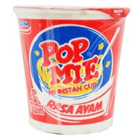 Indomie Pop Mie Instant Cup Noodles 75g (628MART) (Chicken Flavour, 8 Cups)