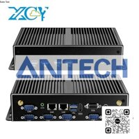 Industrial Computer Mini PC 6x COM RS232 2.5G Ethernet Intel i3 i5 i7 4th/5th Gen CPU WiFi 4G LTE SIM Slot Windows Linux