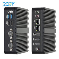 Industrial Mini PC Intel Celeron J6412 N100 DDR4 M.2 NVMe SSD/mSATA/2.5inch SATA 2x COM RS232 2x LAN 3x Display Win10/11