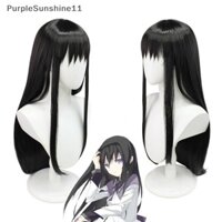 Ine Anime Cô Gái Ma Thuật Puella Magi Madoka Magica Homura Akemi Cosplay Tóc Giả Dài Đen Tóc Dự Tiệc Tóc Giả Cho Mahou Shoujo Truyện Tranh Con n
