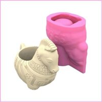 Inf Hình Ngựa Khuôn Bê Tông Bình Khuôn Chất Liệu Silicon Hoàn Hảo Cho Mọi dịp