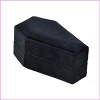 Inf Nhung Nhẫn Hộp Đựng Trang Sức Sang Trọng Hộp Đựng Hình Quan Tài Nhẫn Hộp Cho Lễ Cưới Trang Trí Tiệc Halloween