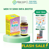 Infa Biotix Men vi sinh cho bé, Bổ sung lợi khuẩn, hỗ trợ bé ăn ngon tăng đề kháng_Chính hãng