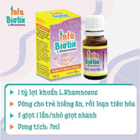 InfaBiotix Men vi sinh an toàn cho trẻ sơ sinh, dùng cho trẻ biếng ăn, rối loạn tiêu hóa  7ml