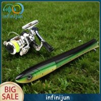 [Infinijun.vn] Bộ Combo Cần Câu Cá Mini Hình Cá Di Động