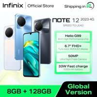 Infinix Note 12 2023: 4G NFC, 8/128GB, Helio G99 6nm Processor, Màn hình AMOLED FHD+ 6.7 inch