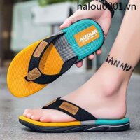 Influencer Dép Nam Mùa Hè Đi Biển Flip-Flops Mặc Ngoài Chống Trơn Trượt Đế Mềm Shit Bước