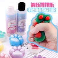 Influencer DIY Tự Làm Lỗ Thông Hơi Giải  Mèo Vuốt Pinch Âm Nhạc Chất Lỏng Silicon Mềm Sáng Tạo Thạch Keo
