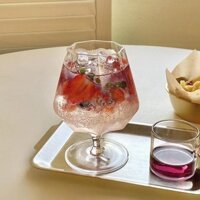 Influencer Glass Cốc Uống Ly Thủy Tinh Cocktail Có Giá Trị Cao Ly Lạnh Uống Soda Bong Bóng Nước Thủy Tinh