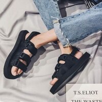 Influencer ins Giày Sandal Ngoài Trời Dép Nam Mùa Hè Phiên Bản Hàn Quốc Hợp Thời Trang Độc Đáo Lật Cặp Đôi Học Sinh Chống @