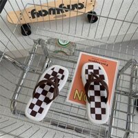 Influencer Mùa Hè Độc Đáo Cờ Lê Lật Thời Trang Phong Cách Đường Phố Chống Trơn Trượt Đế Mềm Lật Giày Đi Biển Nữ 2.18